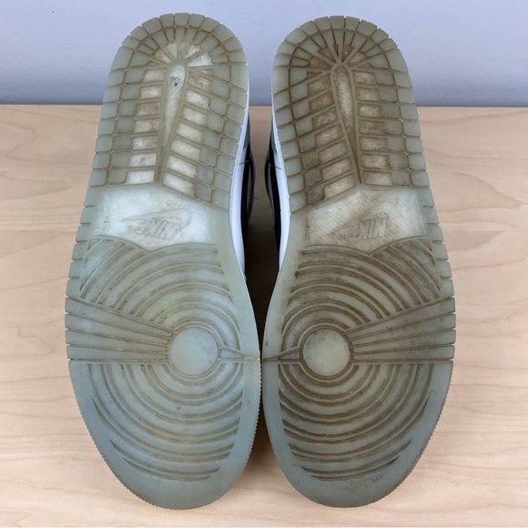 Nike Air Jordan Retro 1 Mid SE Ice Blue Black Men’s Size 8.0 Basketball Shoes - Picture 8 of 11